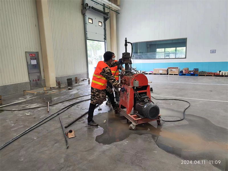 范县厂房地面下沉塌陷注浆加固施工